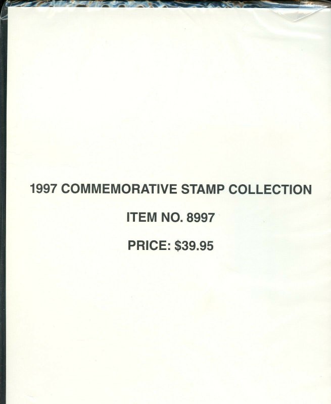 US 1997 Commemorative Year Set,  Stamps and Mounts Included, FREEshipping US&CDA