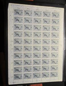 GERMANY- Scott 196 - General Issue -1922- MNH - Full Sheet of 20m Stamps