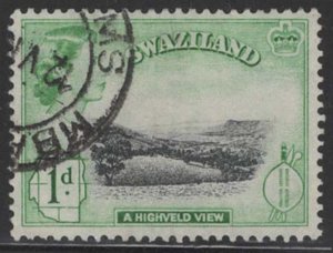 Swaziland #56 (1956), postally used single