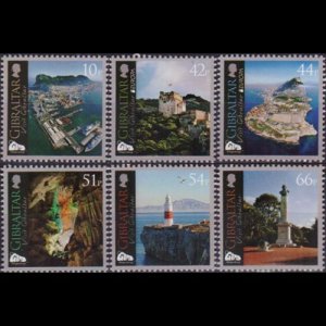 GIBRALTAR 2012 - Scott# 1334-9 Tourism Set of 6 NH