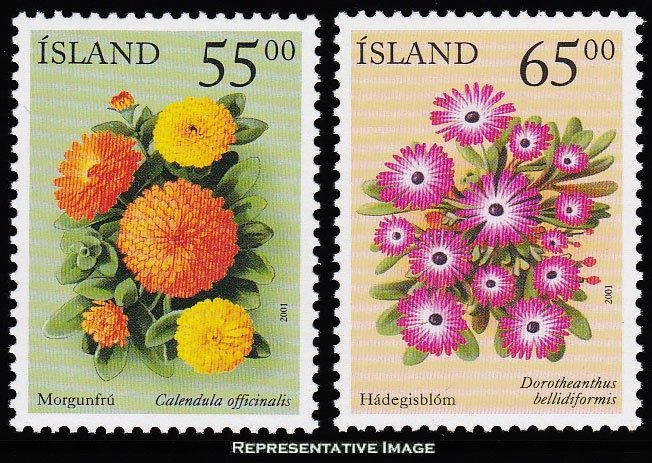 Iceland Scott 931-932 Mint never hinged.