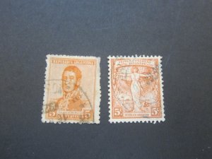 Argentina 1920 Sc 297,309B FU