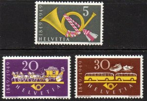 Switzerland Sc #325-327 Mint Hinged