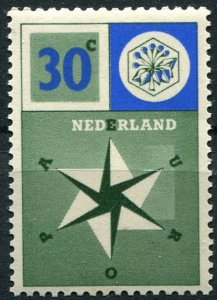 Netherlands Sc#373 MNH, 30c dp dl grn & ultra, Europa (C.E.P.T.) 1957 (1957)