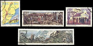 South Africa 758-761, used, 150th Anniversary of the Great Trek