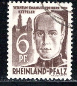 Germany - under French occupation Scott # 6N17, used