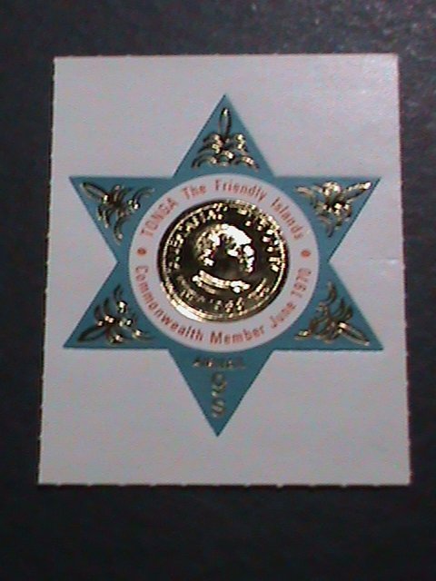 ​TONGA 1970 -SC#C76 KING TAUFA'AHAU TUPOU IV MEDAL- MNH-VERY FINE-KEY STAMP