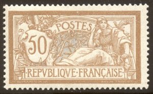 FRANCE #123 Mint NH - 1900 50c Bistre and Gray