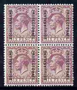 Bechuanaland 1925-27 KG5 overprint on Great Britain 6d bl...