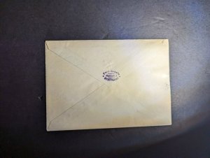1929 Germany Graf Zeppelin LZ 127 Cover Er Ramle Palestine to Stuttgart Germany
