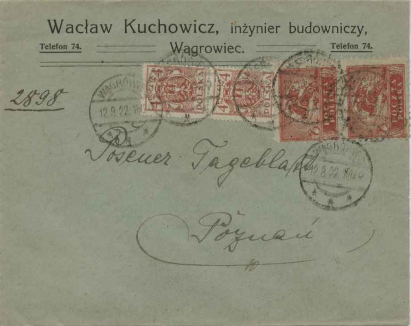 Poland 1922 Postal History