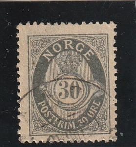 Norway  Scott#  55  Used