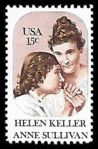 PCBstamps   US #1824 15c Helen Keller & Anne Sullivan, MNH, (22)