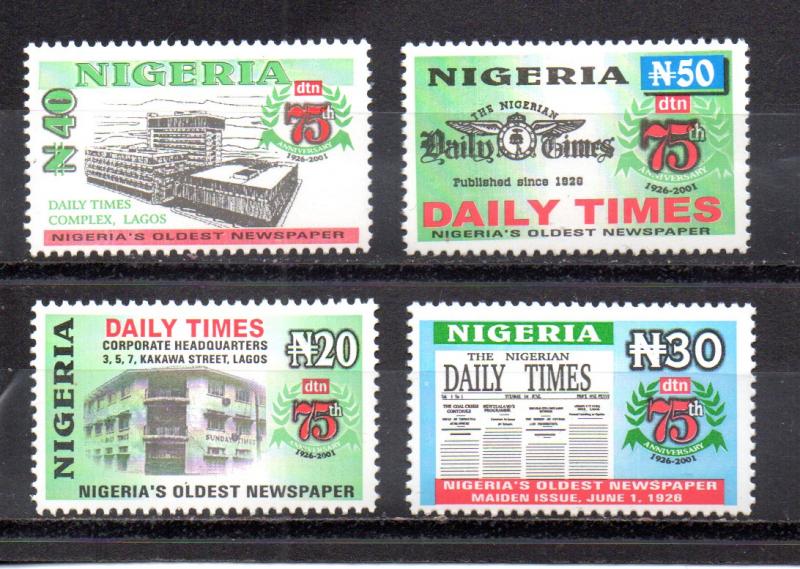 Nigeria 726-729 MNH