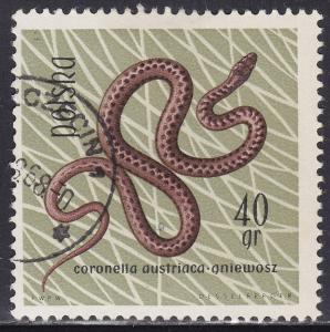 Poland 1135 Smooth Snake 1963