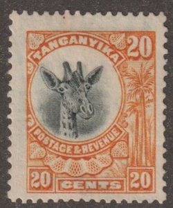 Tanganyika Scott# 15 1922 VF MNG