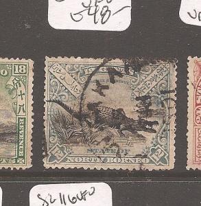 North Borneo 12c Crocodile SG 106 VFU (3auq)