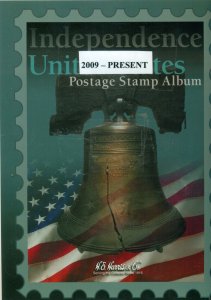 FOUR HARRIS US STAMP ALBUMS COVERING 1847-2014 IN GOOD CONDITION, GREAT PRICE! 