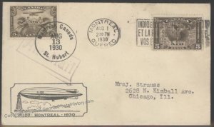 England R100 1930 Canada Airship  Zeppelin Montreal Airmail Cover 103345