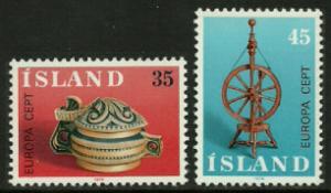 Iceland #490-1 MNH Set, 1976 Europa