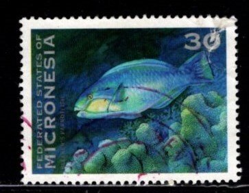 Micronesia - #162 Fish - Used