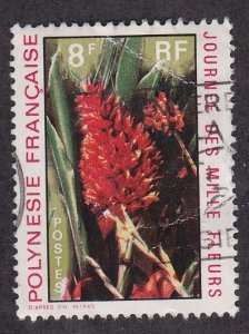 French Polynesia # 264, Flowers, Used, 1/3 Cat.