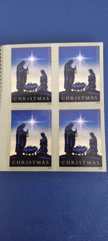 US# 5144, Nativity, block of 4 @ .47c, MNH (2016)