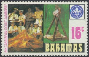 Bahamas  SC# 410 MNH Scouts Jamboree   see details & scans