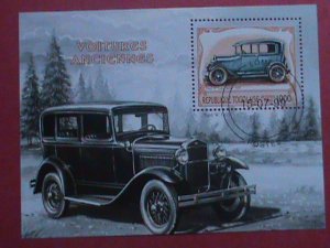 TOGO-1999-SC#1882N VERY OLD CLASSIC FORD AUTOMOBILE CTO NH S/S  SHEET, RARE