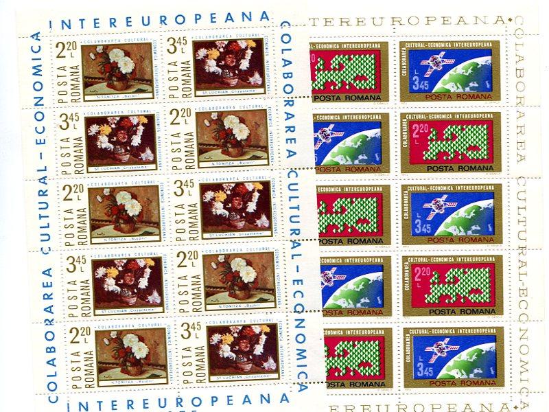 Romania 1974/75  Europa sheets Mint VF NH - Lakeshore Philatelics