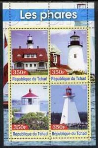 Chad MNH S/S Lighthouses #3 2003