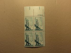 USPS Scott 1258 5c Verrazano-Narrows Bridge Mint NH 1964 ...