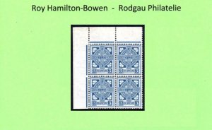 1923 3d with watermark inverted, the unique top left corner block of four