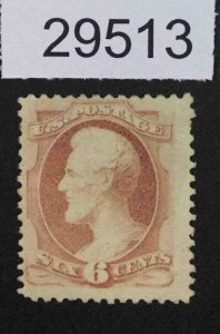 US STAMPS  #186 UNUSED $275 LOT #29513