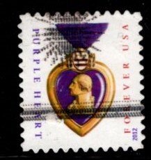 #4704 Purple Heart (Off Paper) - Used