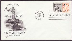 C63 Statue of Liberty Artcraft FDC
