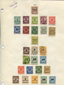 Germany  collection  9 pages  - Lakeshore Philatelics