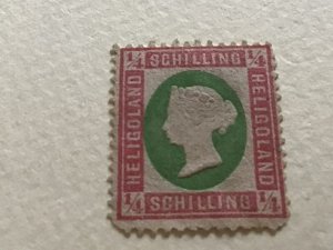 Heligoland  1869 - 1875 unused no gum stamp A19146