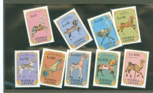 Sierra Leone #1263-1271 Mint (NH) Single (Complete Set)