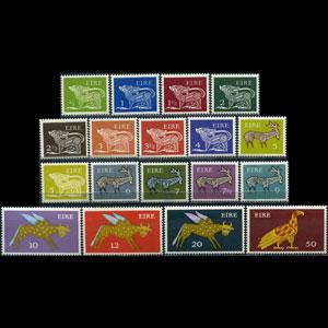 IRELAND 1971 - Scott# 290-304 Treasures Set of 18 LH