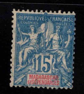 Madagascar Scott 35 Used Navigation and Commerce stamp