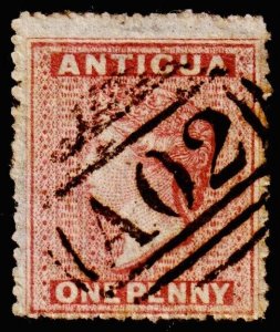 Antigua Scott 3 (1867) Used G-F, CV $32.50 C