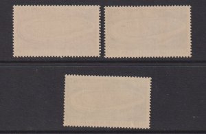 Surinam #B55-B57  MNH 1953  opening new stadium Paramaribo .  complete set