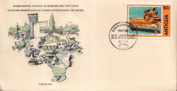 Antigua, First Day Cover, Art