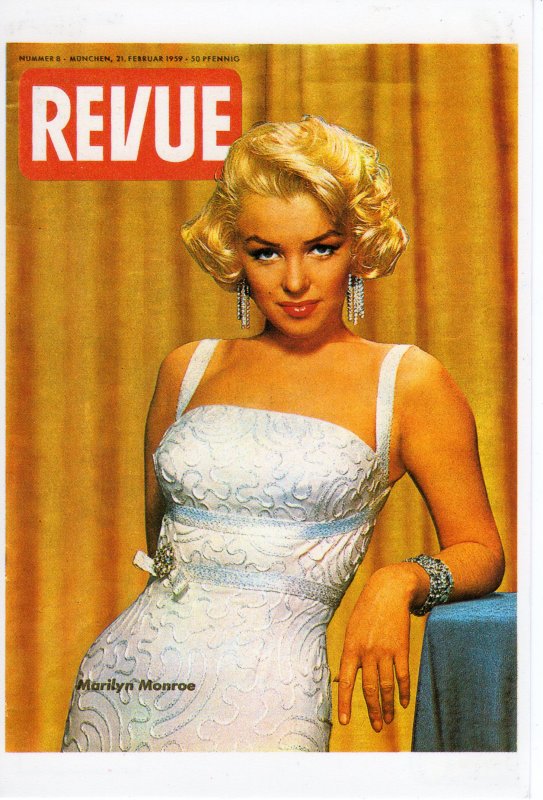 MARILYN MONROE POST CARD METRO MUSIC