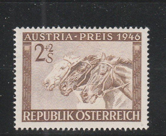 Austria  Scott#  B183  MH  (1946 Race Horses)