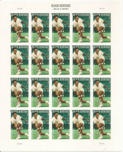 US 4803a Black Heritage Althea Gibson imperf NDC sheet (20 stamps) MNH 2013 