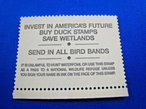 UNITED STATES  -  DUCK STAMP  -  SCOTT # RW61     MNH  