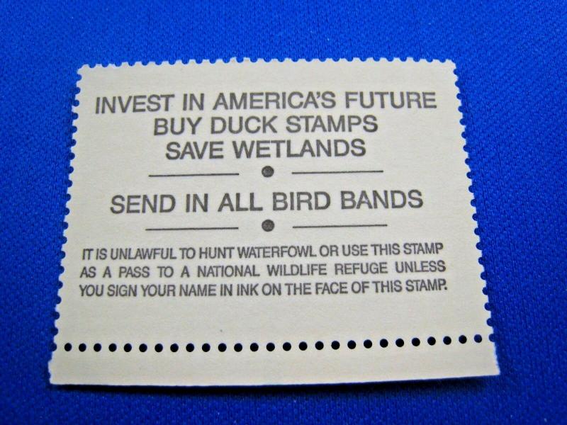 UNITED STATES  -  DUCK STAMP  -  SCOTT # RW61     MNH  