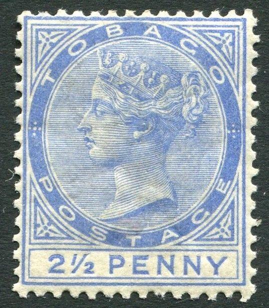 TOBAGO-1883 2½d Dull Blue Sg 16  MOUNTED MINT V20707